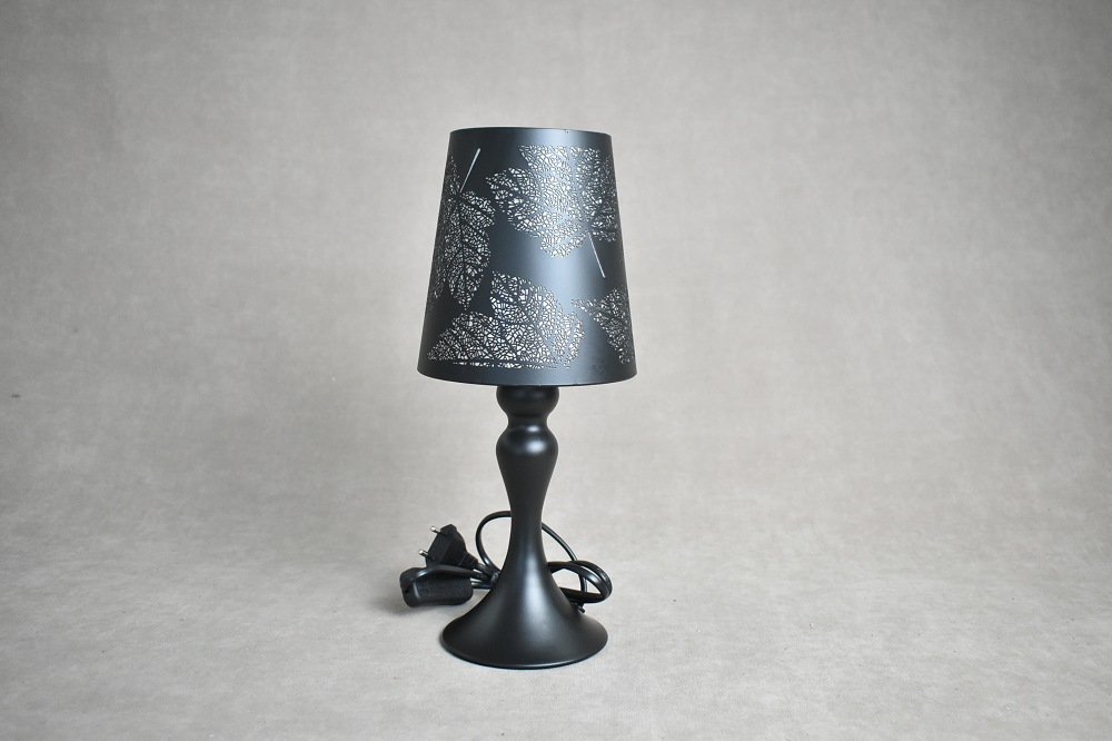 LAMPE DE CHEVET NOIR 33*13 cm 